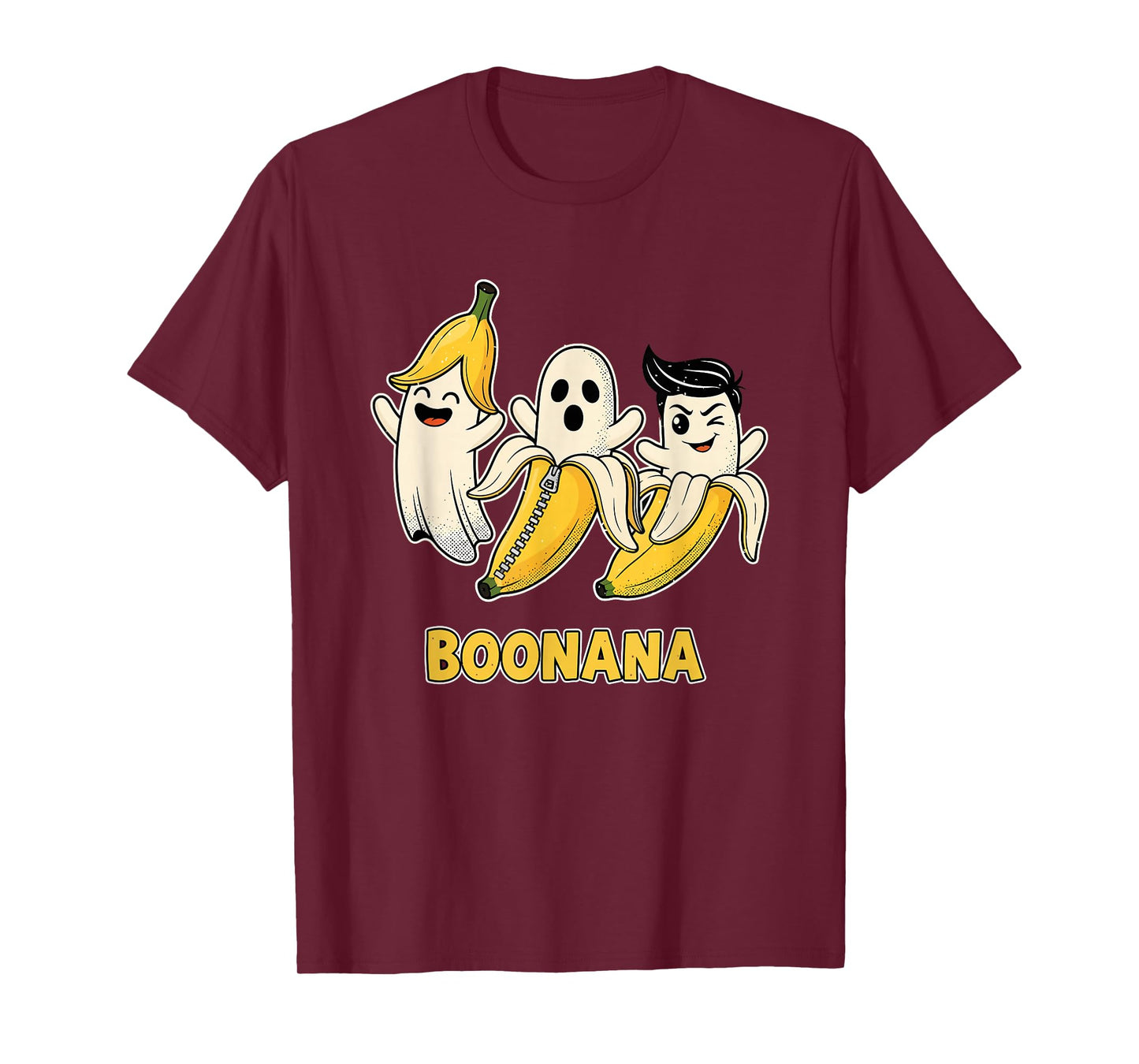 Funny Boonana Ghost Banana Group Halloween Costume T-Shirt