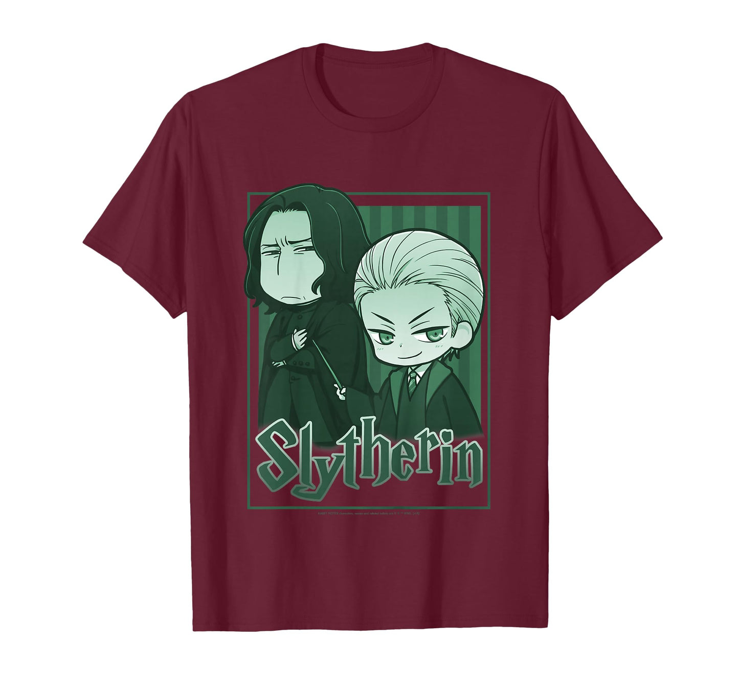 Kids Harry Potter Slytherin Snape & Draco Anime T-Shirt