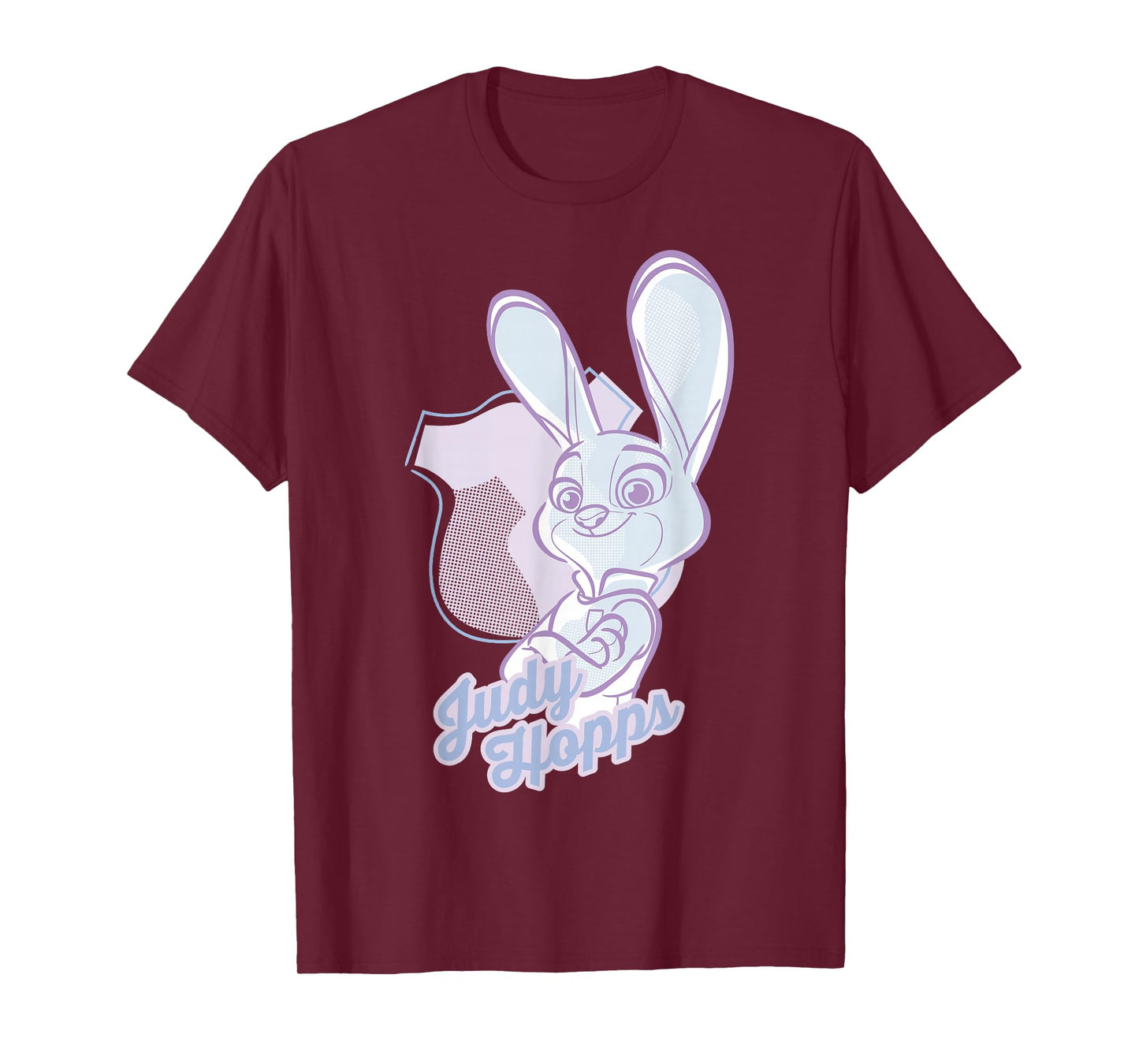 Disney Zootopia Juddy Hopps Pastel Line Pop Graphic T-Shirt T-Shirt