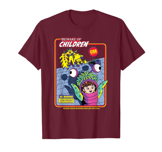 Disney and Pixar’s Monsters, Inc. CDA Beware of Children T-Shirt