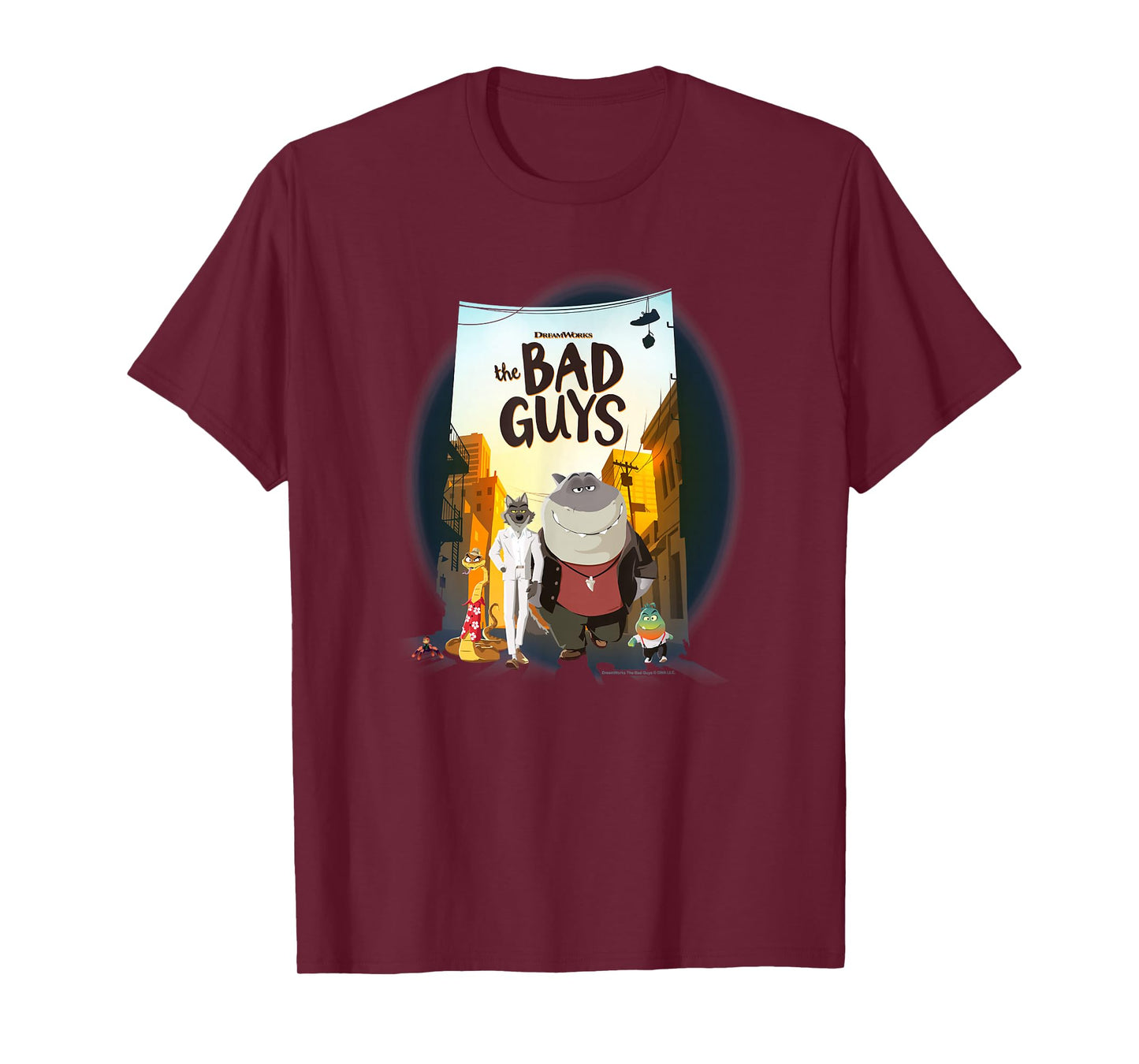 The Bad Guys Group Movie Poster Alternate T-Shirt
