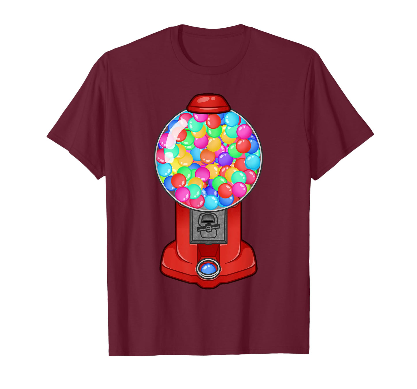 Funny Gumball Machine Halloween Gum Dispenser Easy Costume T-Shirt