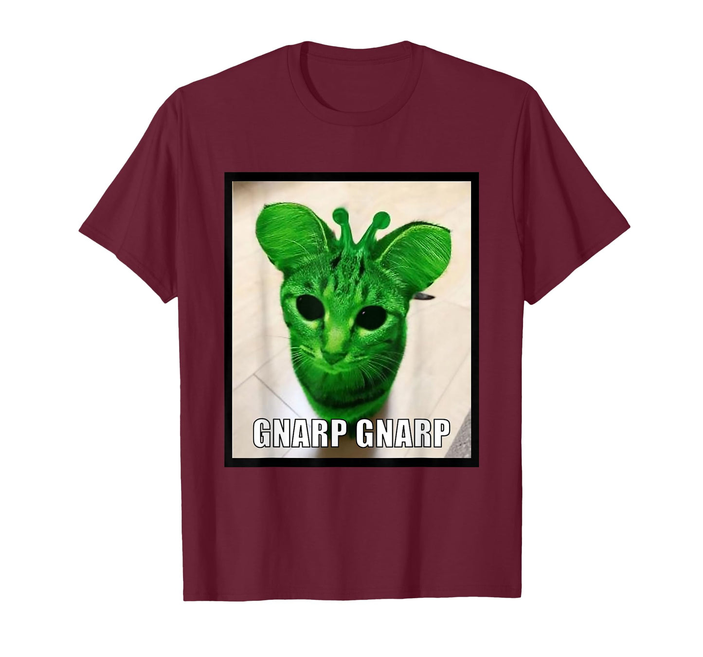 Gnarp Cat Silly Alien Cat Meme T-Shirt