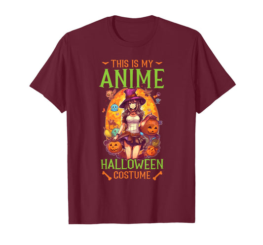 Anime Halloween Kawaii Trick Or Treat Spooky Manga Reader T-Shirt