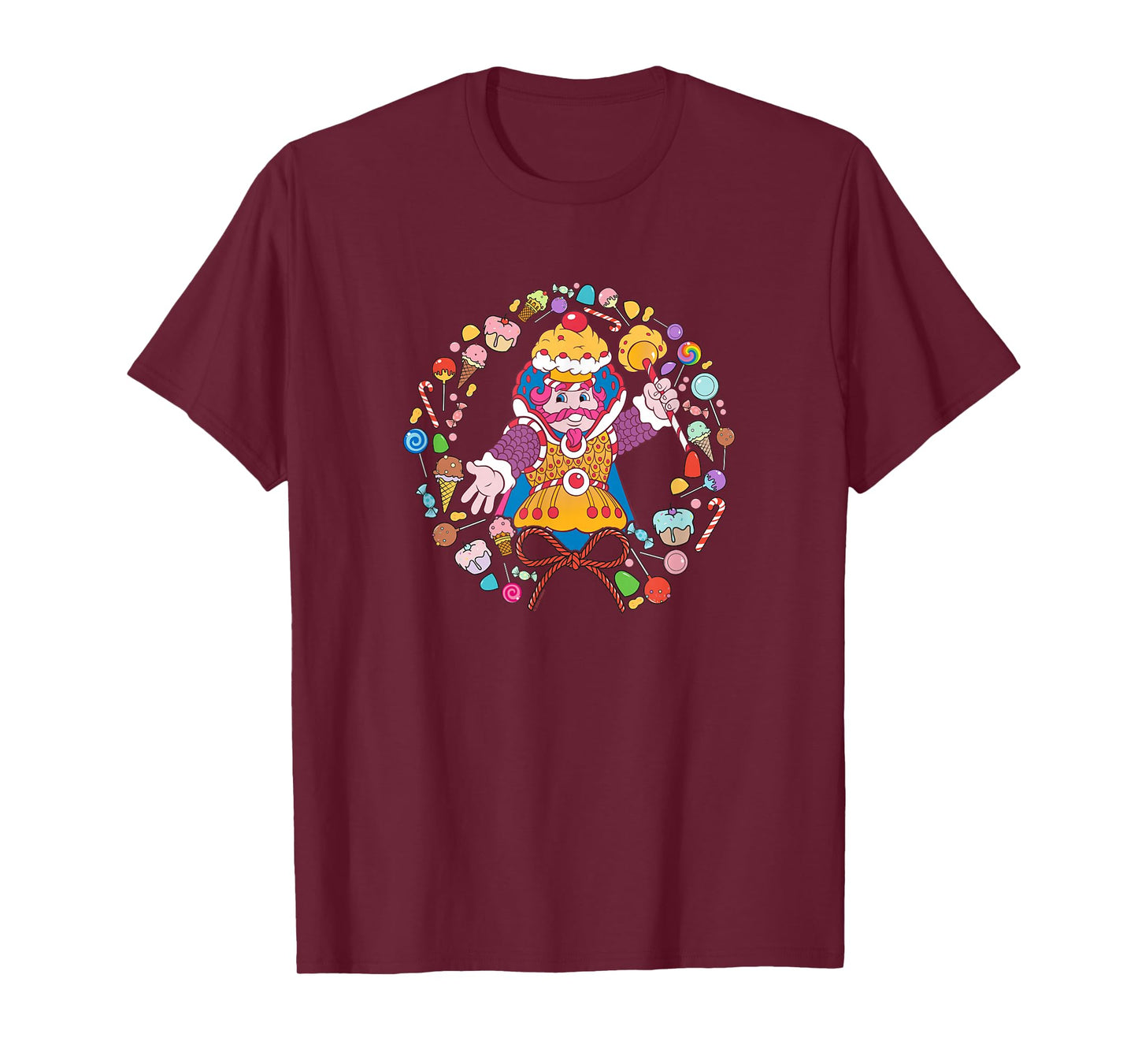 Candy Land Christmas King Kandy Wreath T-Shirt