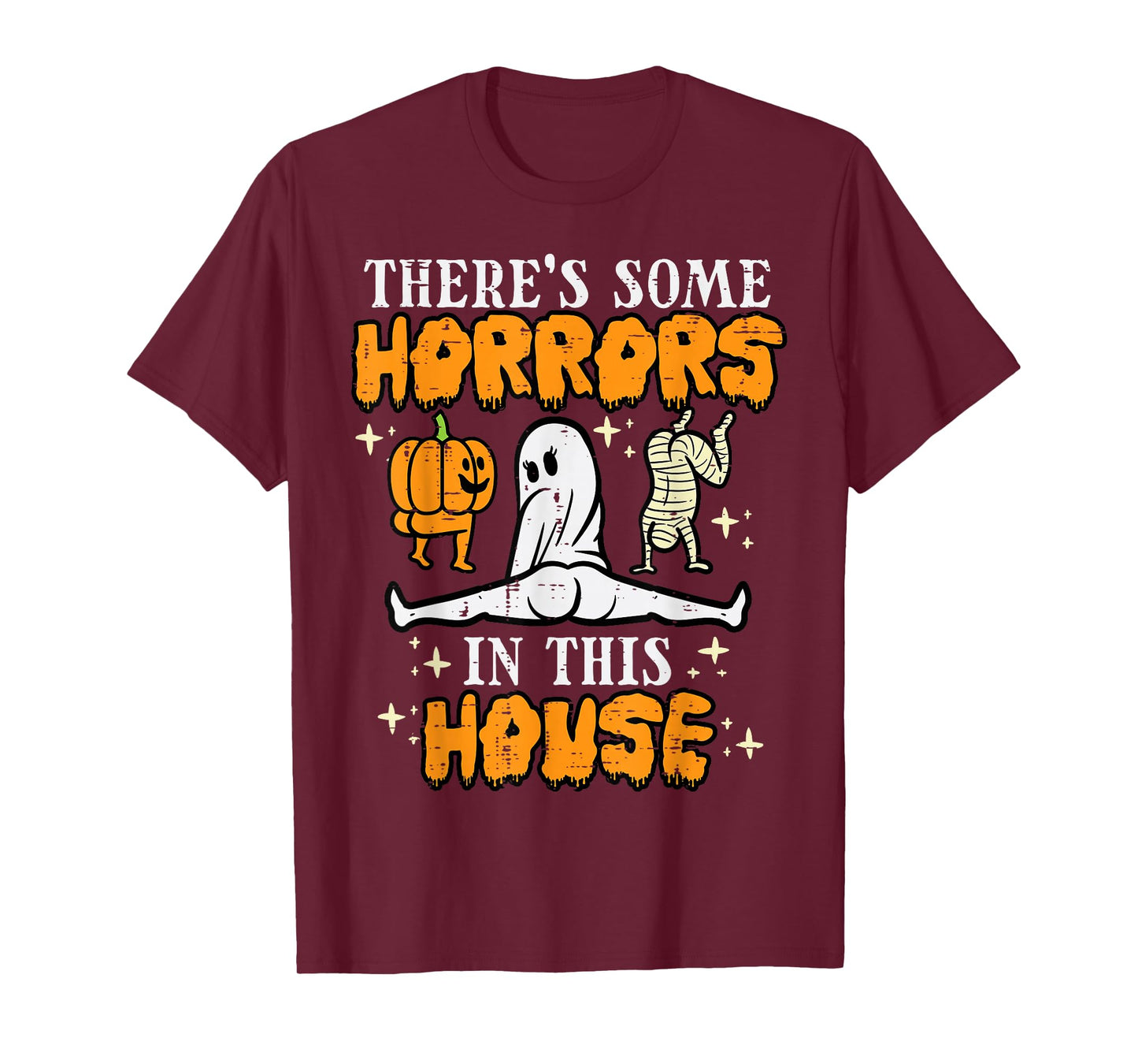 Halloween Some Horrors In This House Funny Costume Women T-Shirt