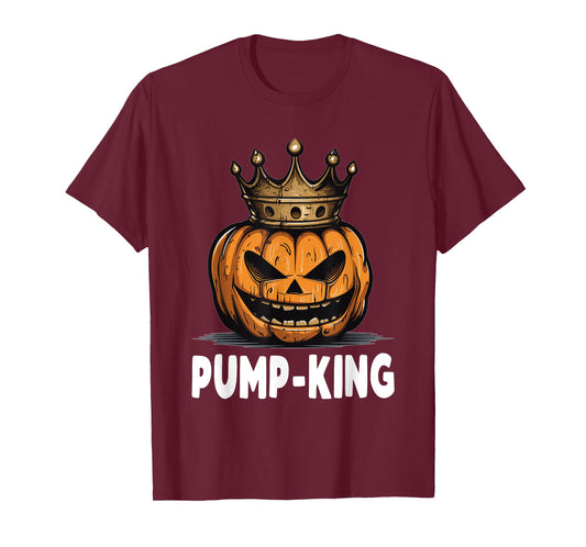 Pump King Couple Matching Halloween Outfits T-Shirt