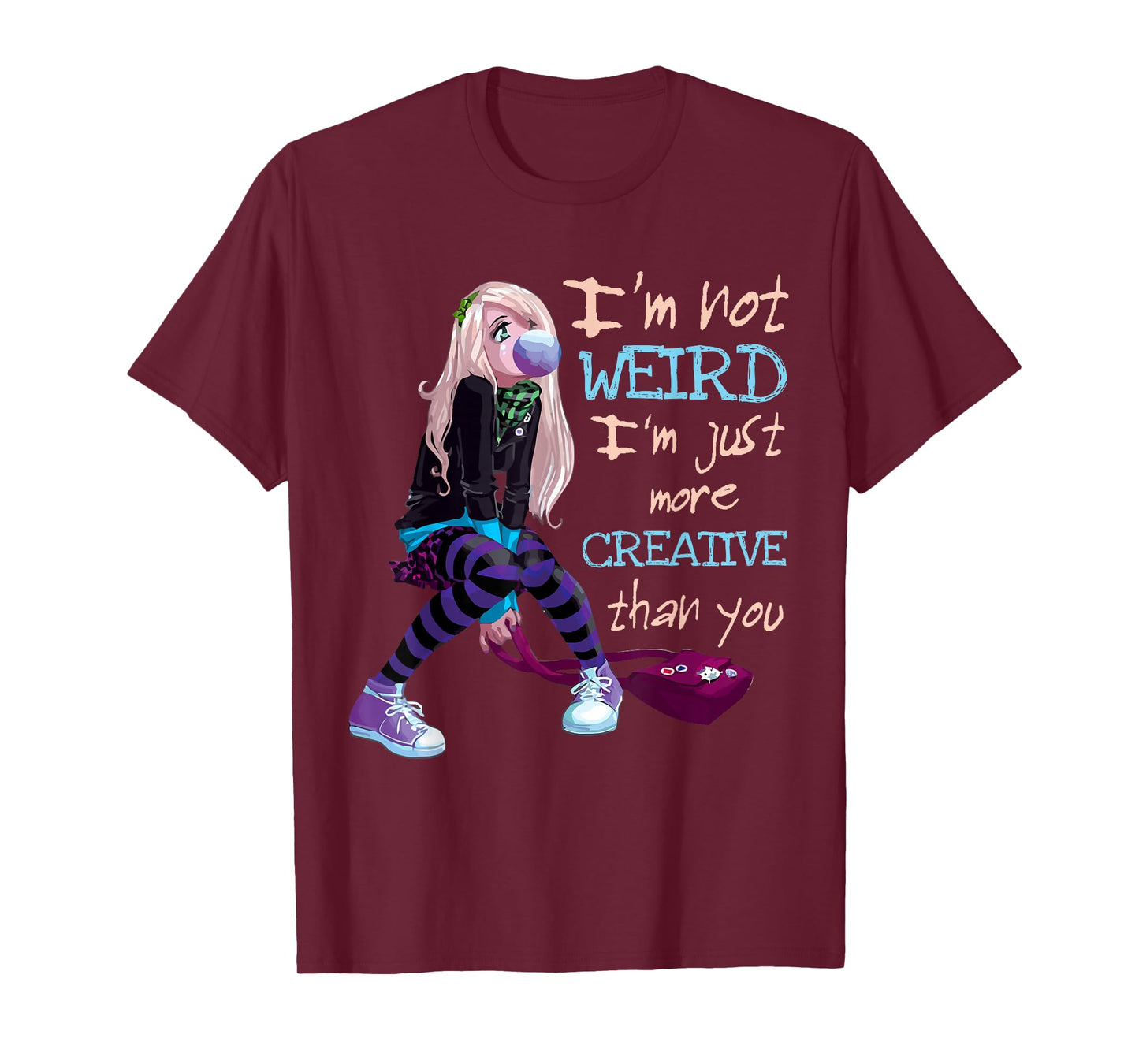 Kawaii Anime Girl Kawaii Clothes Anime Clothing Not Weird T-Shirt Small