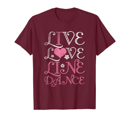 Live Love Line Dance T-Shirt