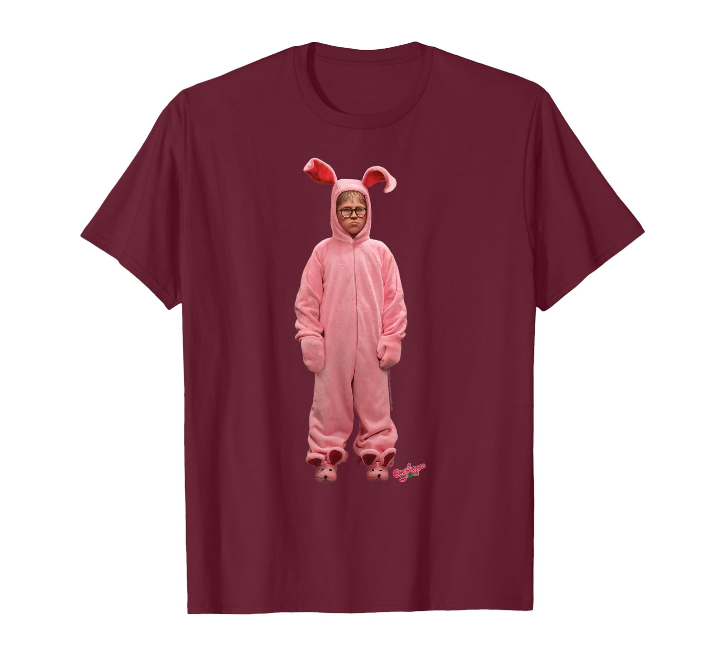 A Christmas Story Ralphie Pink Bunny Pink Nightmare T-Shirt