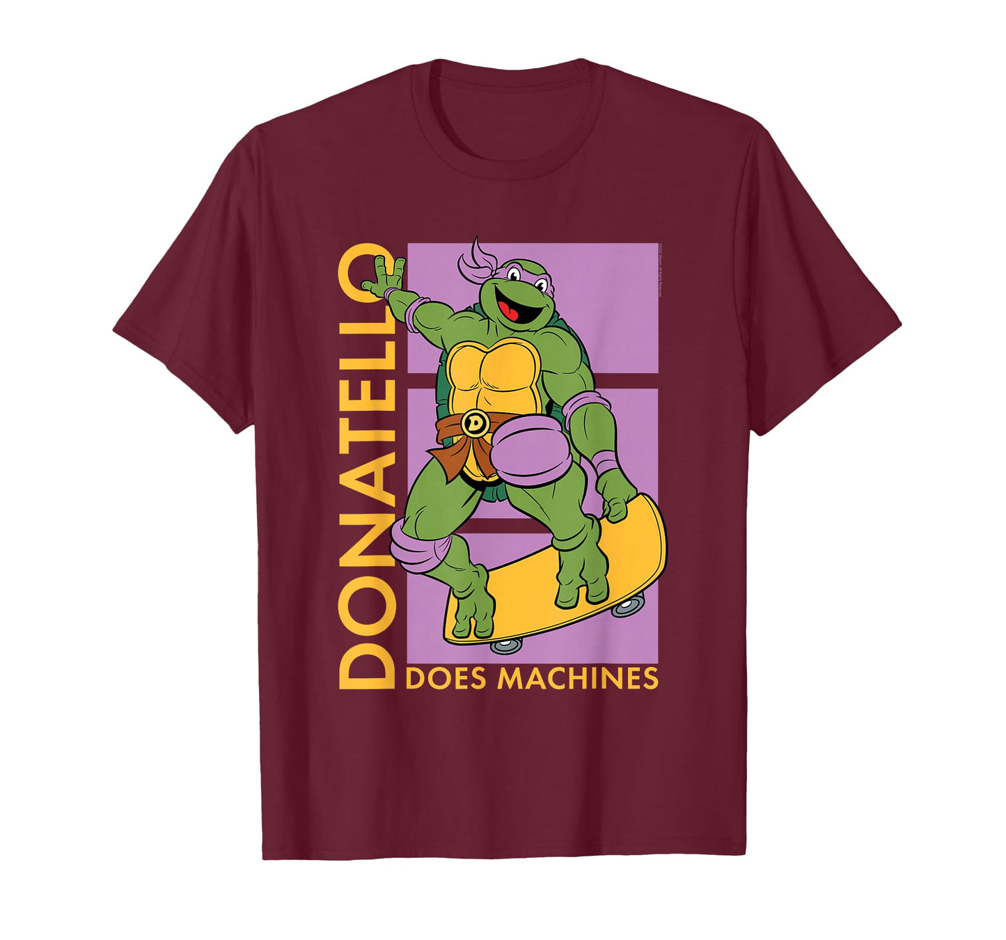 Teenage Mutant Ninja Turtles Donatello Skateboard Cartoon T-Shirt
