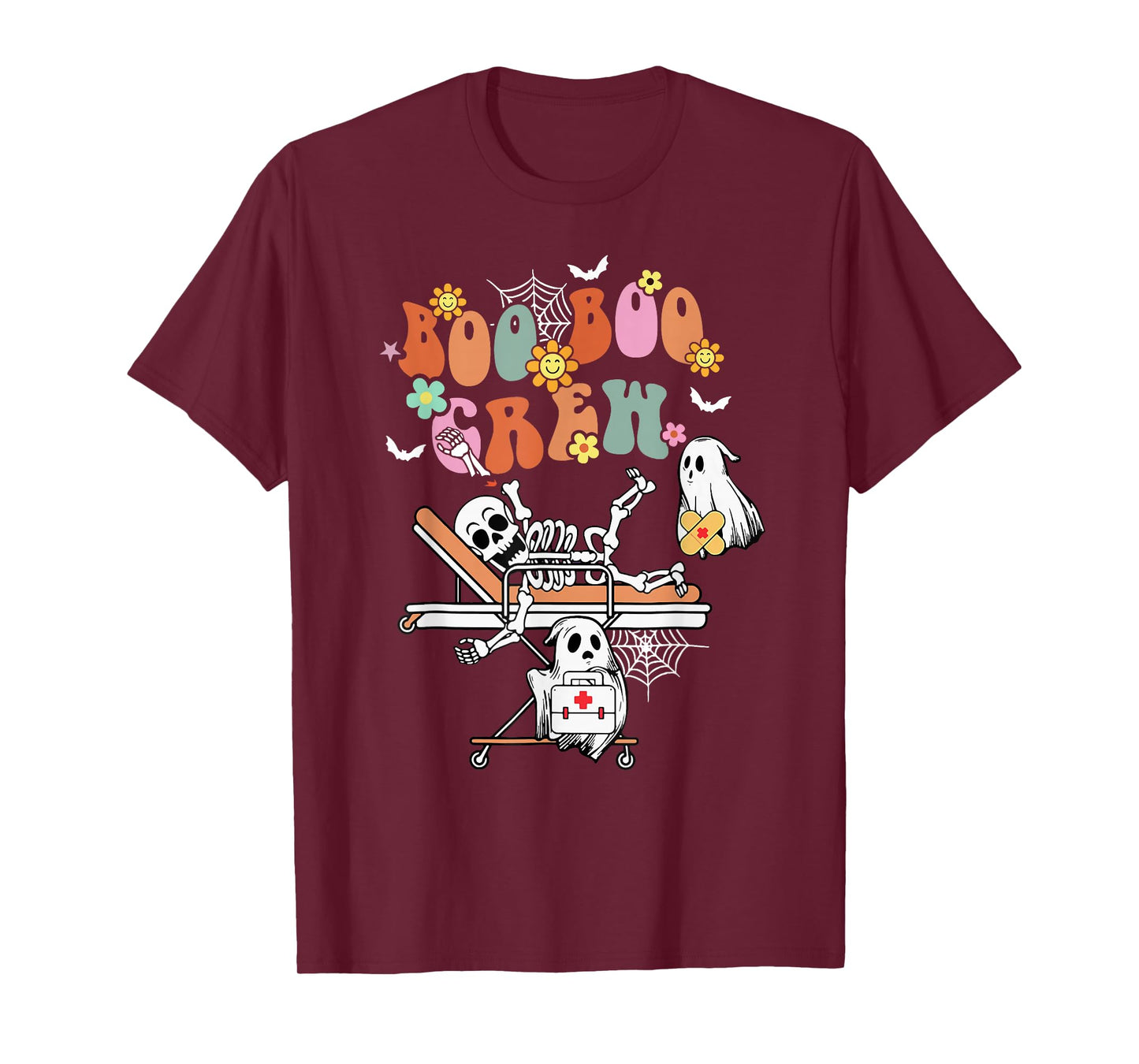 Boo Boo Crew Ghost Halloween Nurse T-Shirt