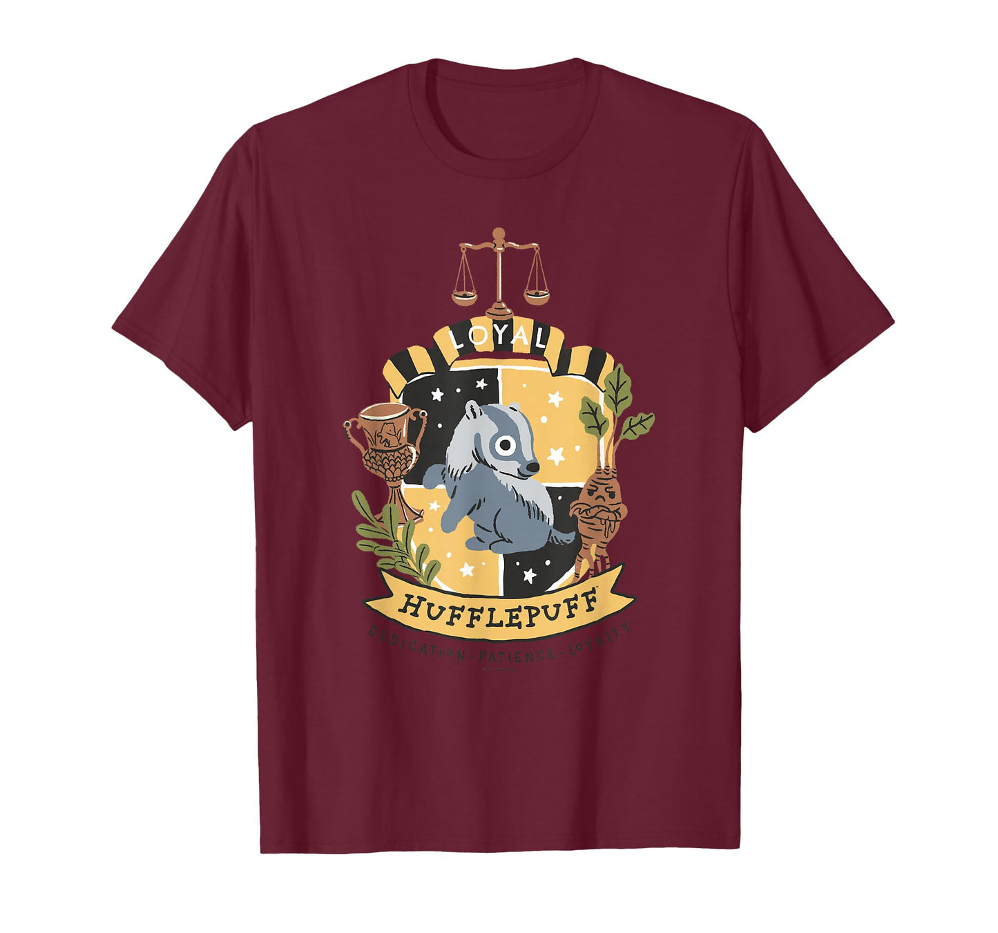 Harry Potter: Deathly Hallows 2 Loyal Hufflepuff Badge T-Shirt