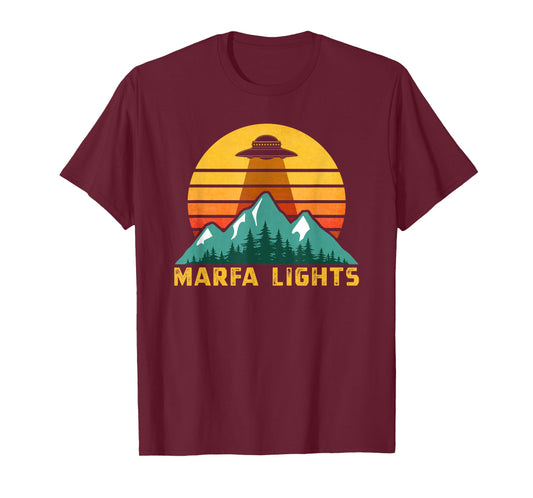 Marfa Lights Alien Shirt, Texas Flying Saucer Tee Gift T-Shirt
