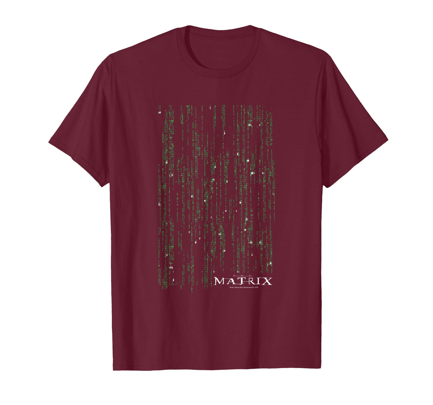 The Matrix Classic Coding Drop Poster T-Shirt Small