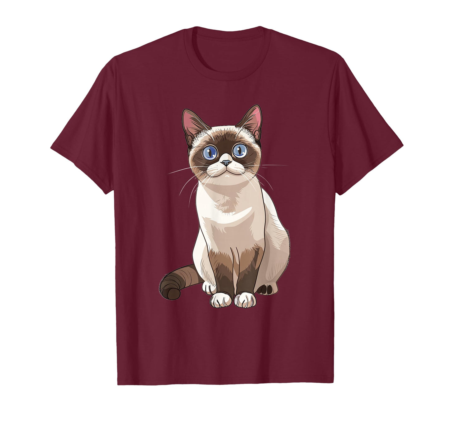 Snowshoe Cat Anime T-Shirt