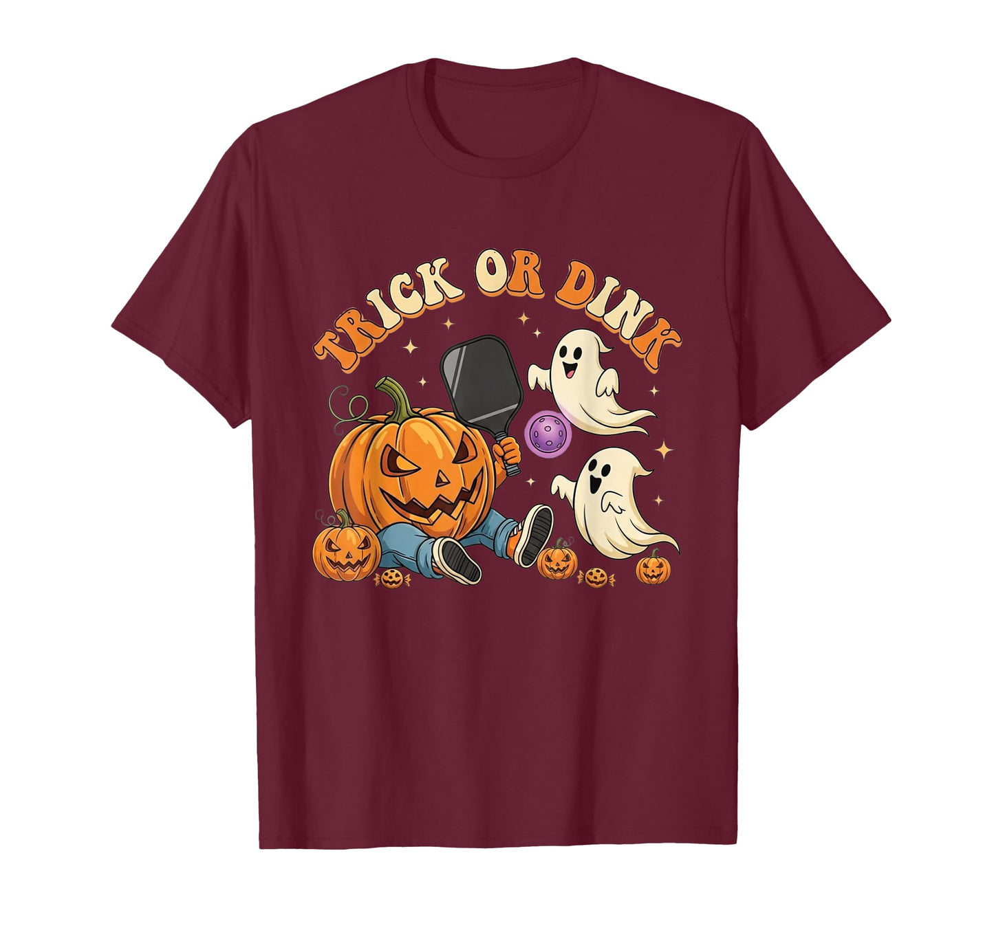 Halloween Costumes Adult Pickleball Trick or Dink Tee T-Shirt