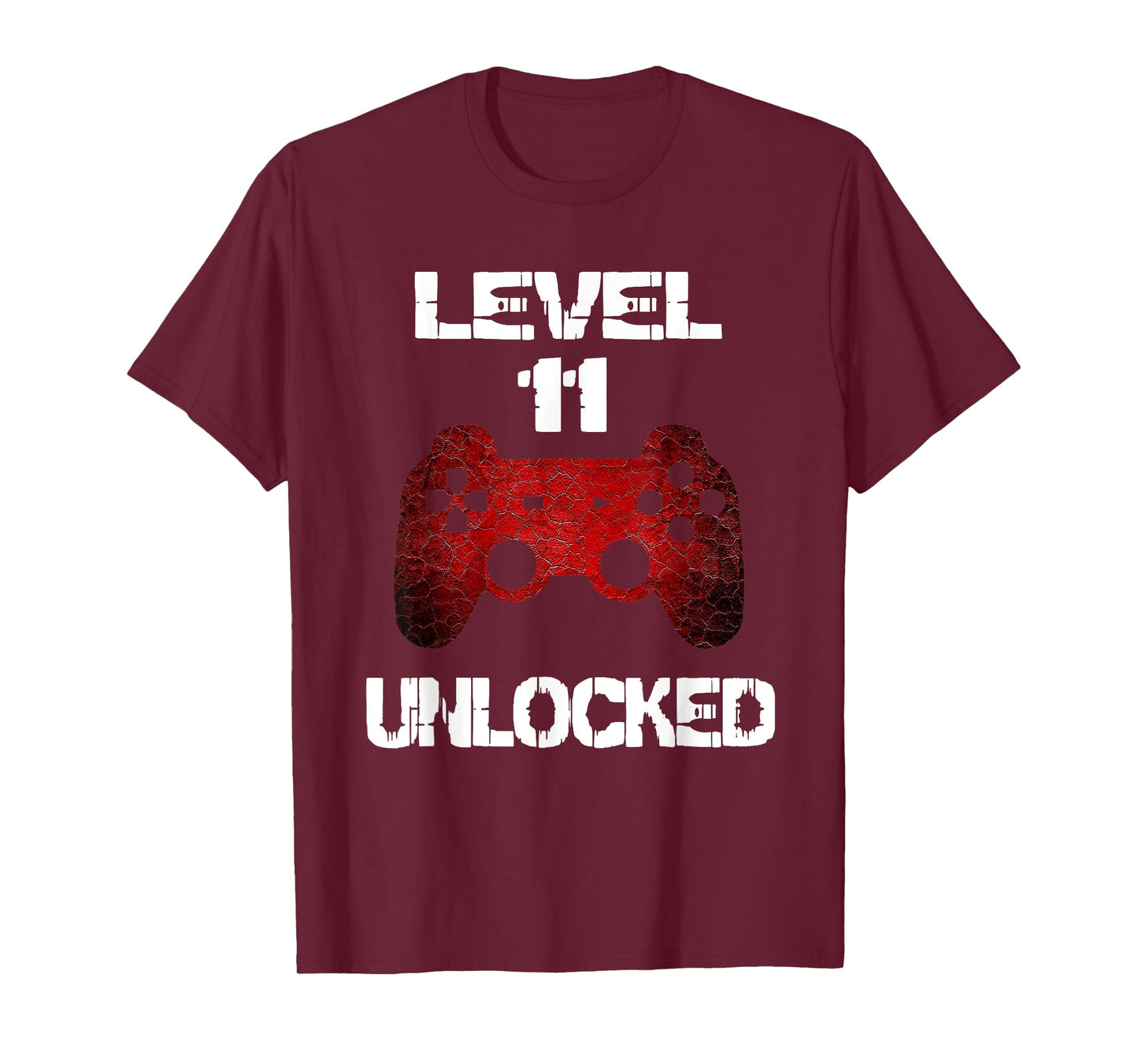 Level 11 Unlocked Boys 11th Birthday 11 Year Old Gamer T-Shirt
