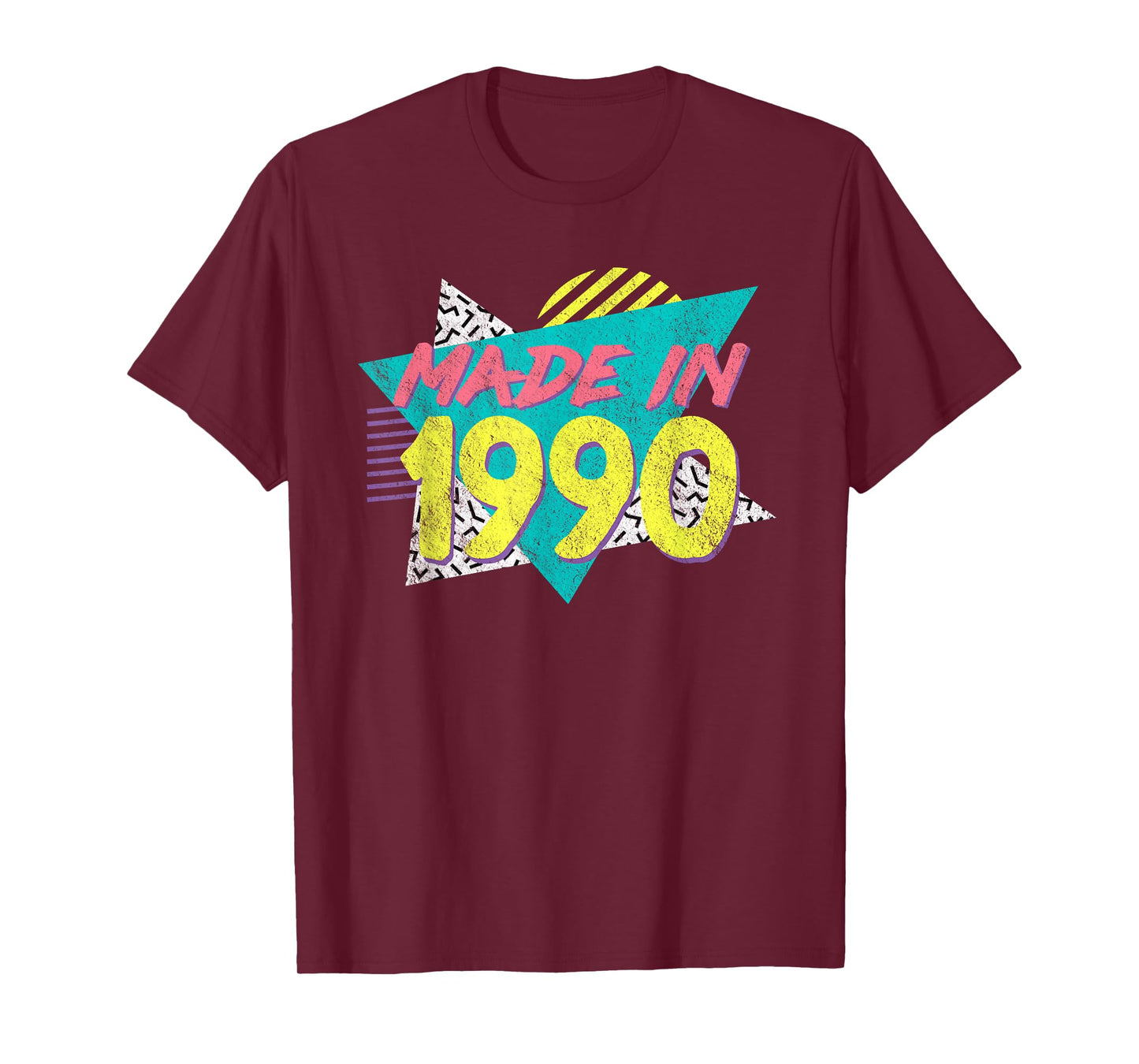 Made in 1990 Retro Vintage 35th Birthday T-Shirt