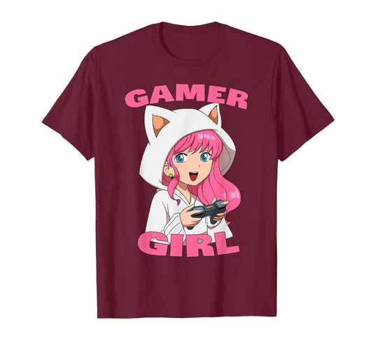 Gamer Girl Video Games Graphic Daughter Granddaughter T-Shirt