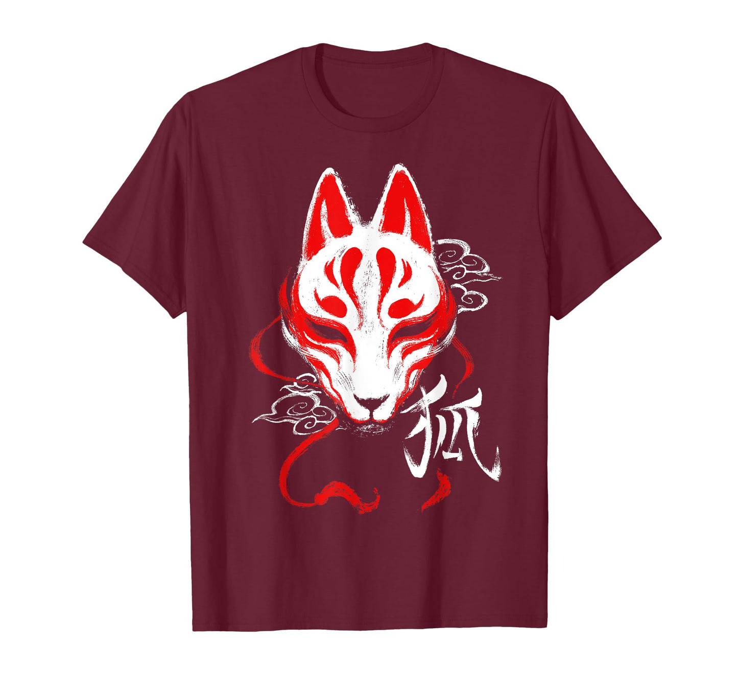 Japanese Kitsune Mask Spirit Fox T-Shirt