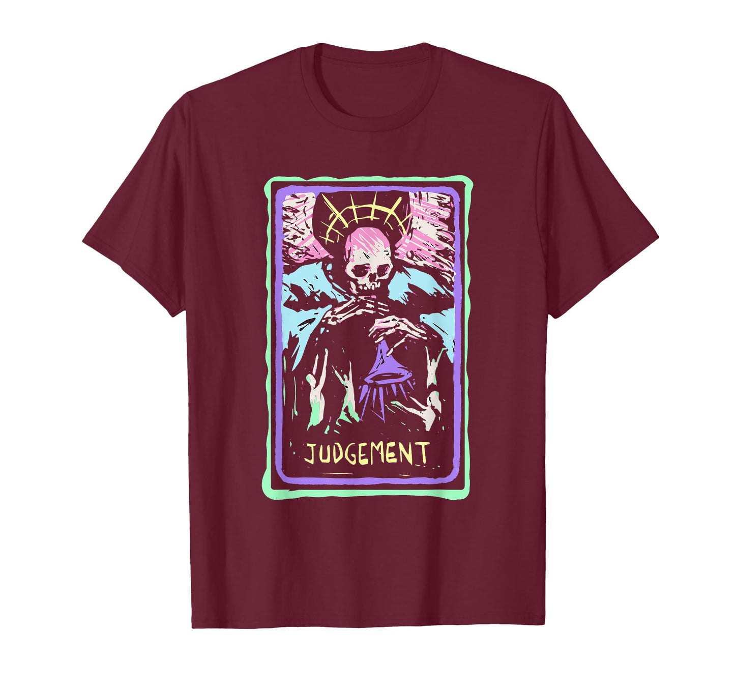 Judgement Tarot Card Witchcraft Occult Pastel Goth Skeleton T-Shirt
