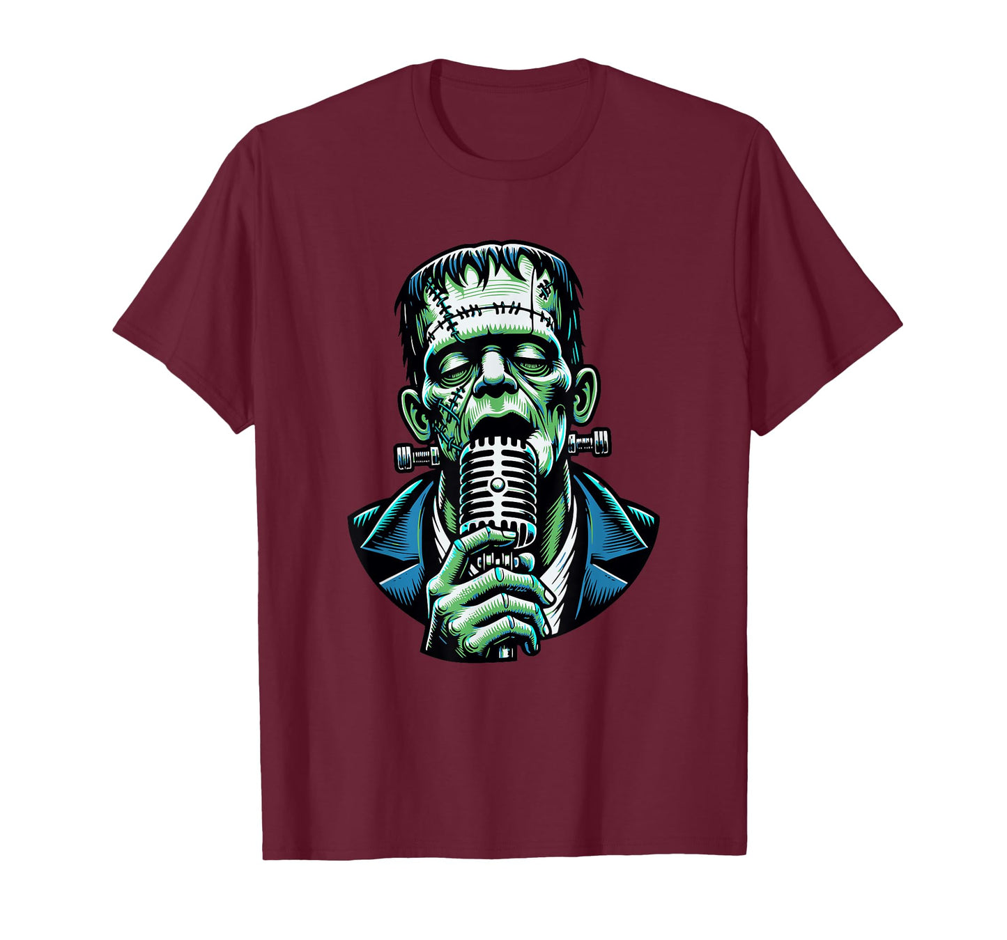 Monster Singing Rock'n'Roll Rockabilly Psychobilly T-Shirt