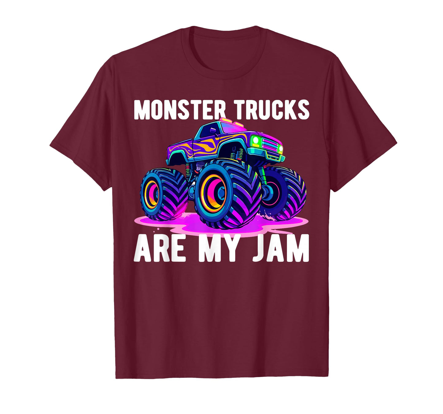 Monster Trucks Are My Jam Monster Truck T-Shirt