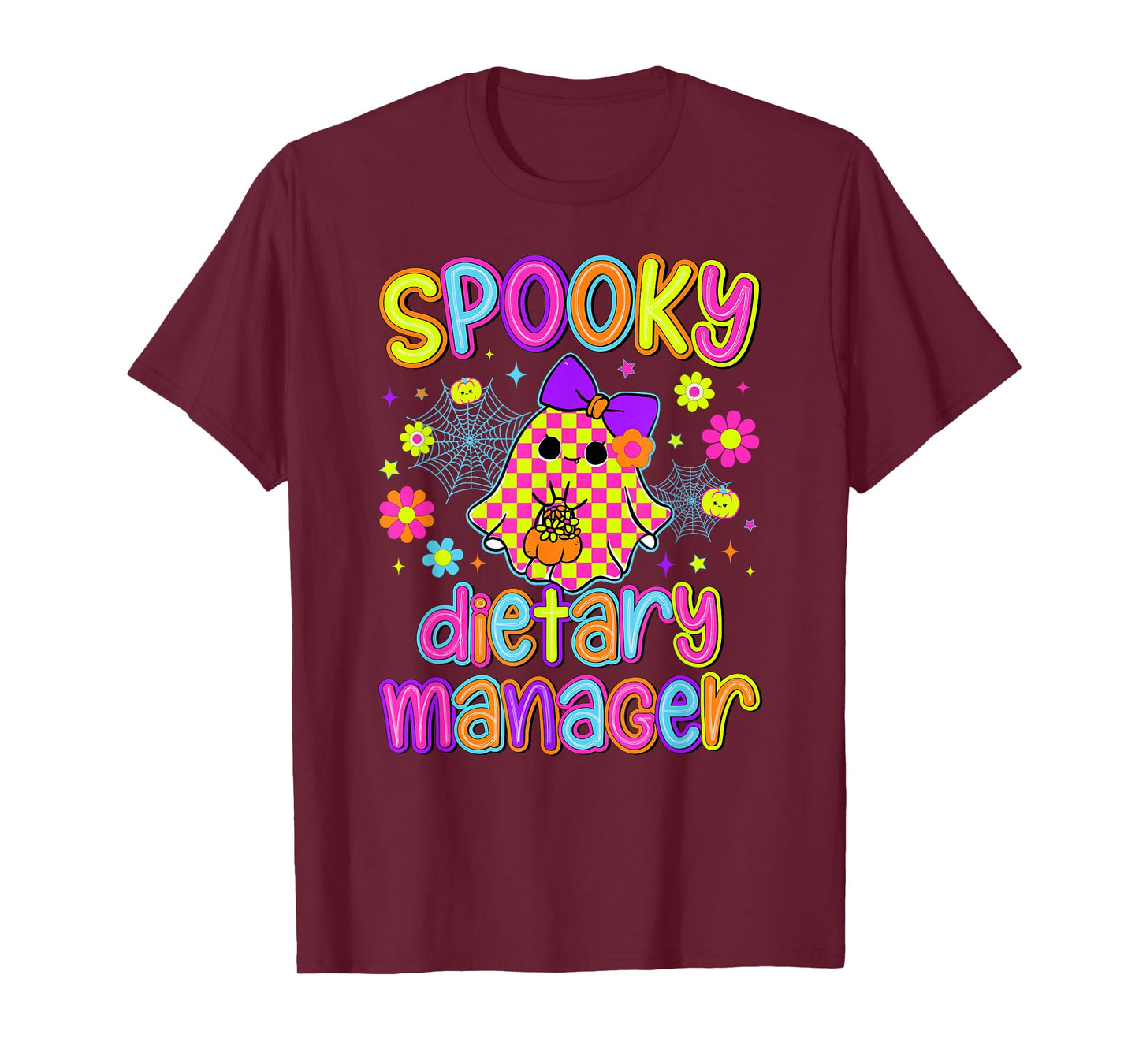 Spooky Dietary Manager Halloween Dietary Management Coquette T-Shirt
