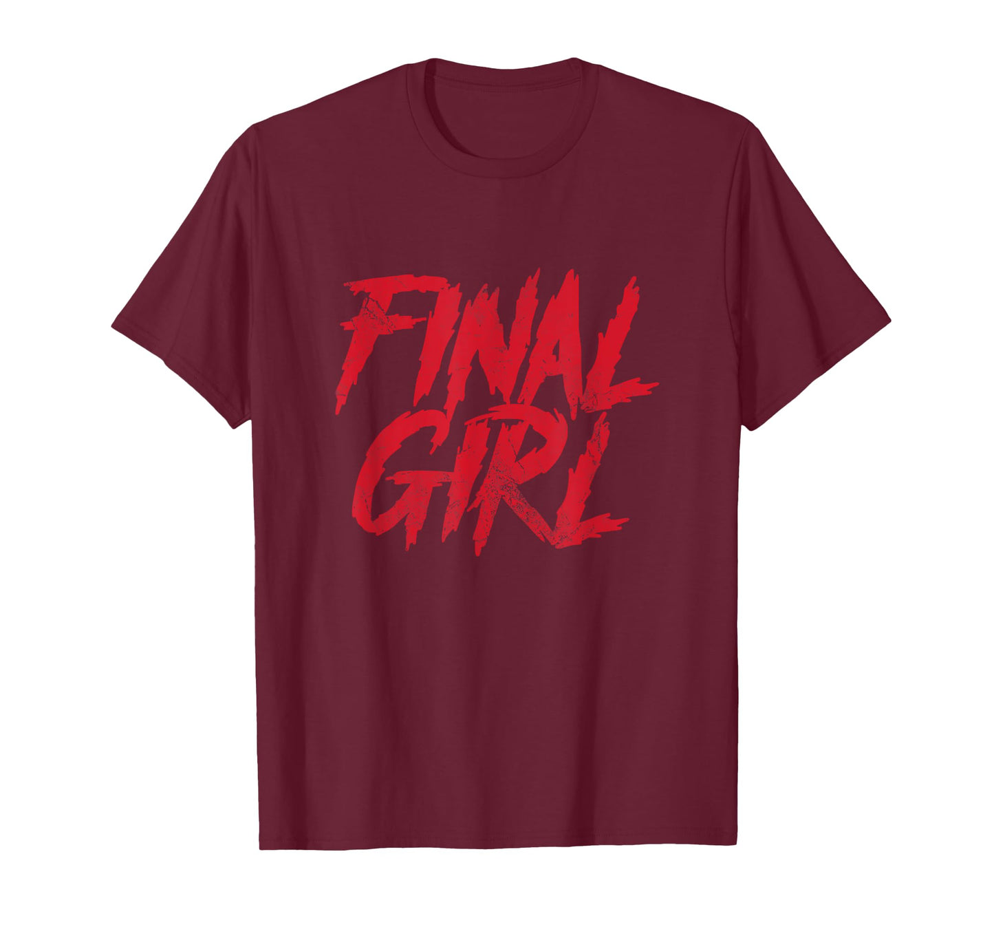Final Girl Horror Movie Scary Film Halloween Costume Grunge T-Shirt