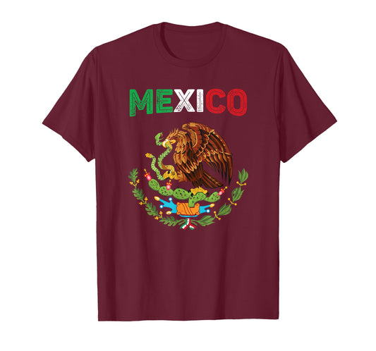 Mexico Flag Vintage Mexican Flag T-Shirt
