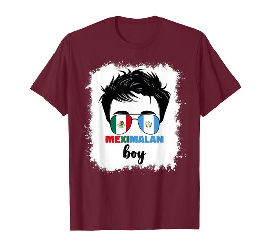 Half Mexican And Guatemalan Mexico Guatemala Boy Kids Boys T-Shirt