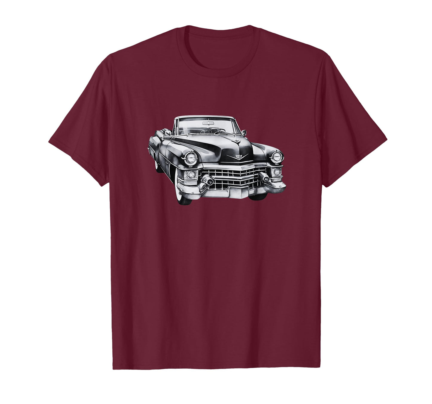 Cadillac Classic | Vintage | Black & White T-Shirt