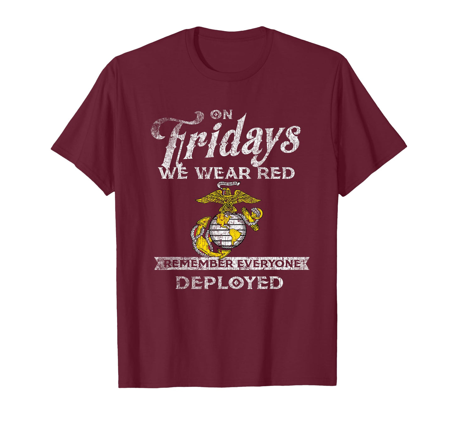 Remember Everyone Veteran Deployed Red Friday T-Shirt Tee T-Shirt