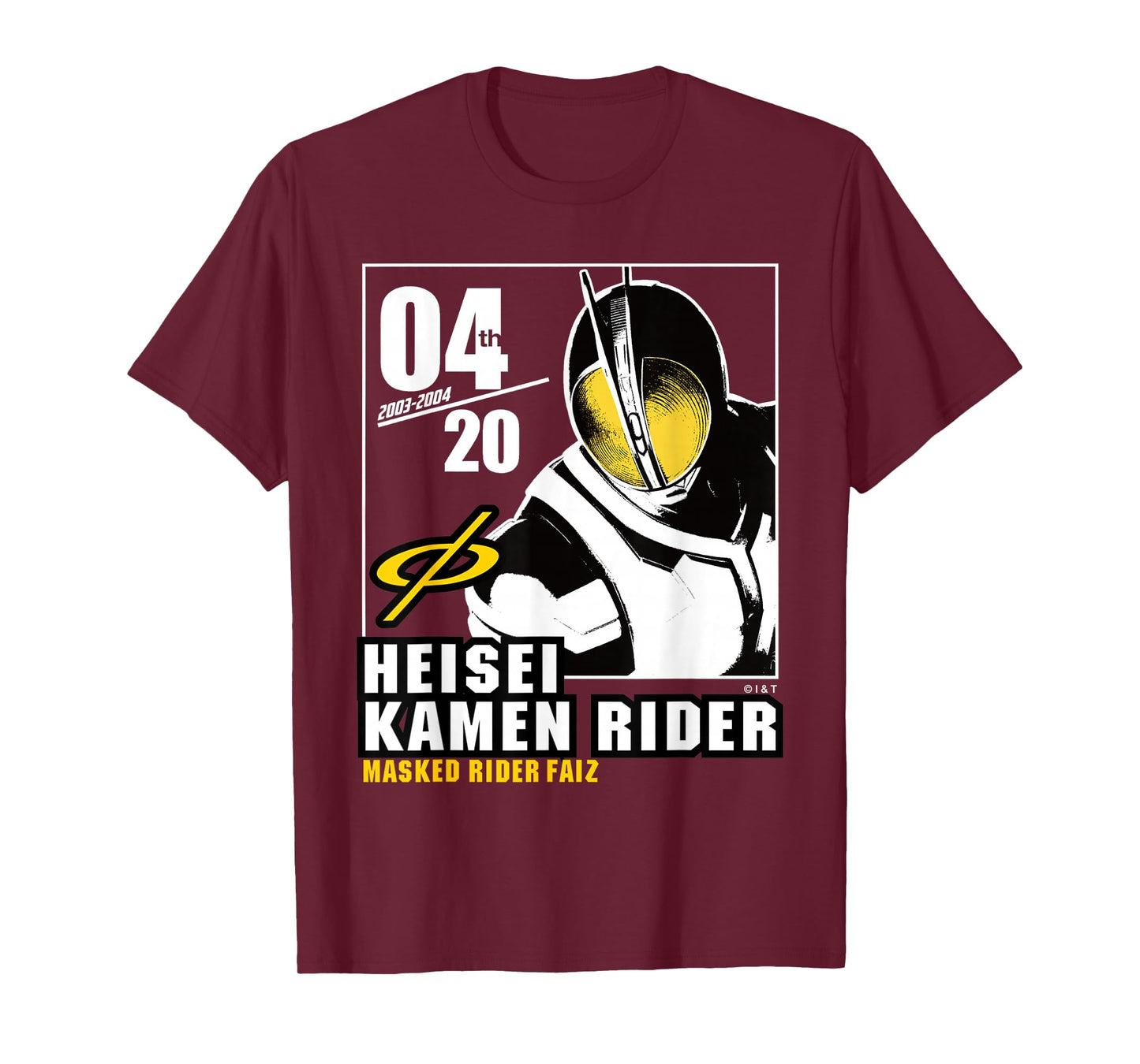 Kamen Rider Faiz Heisei Rider Anniversary T-Shirt
