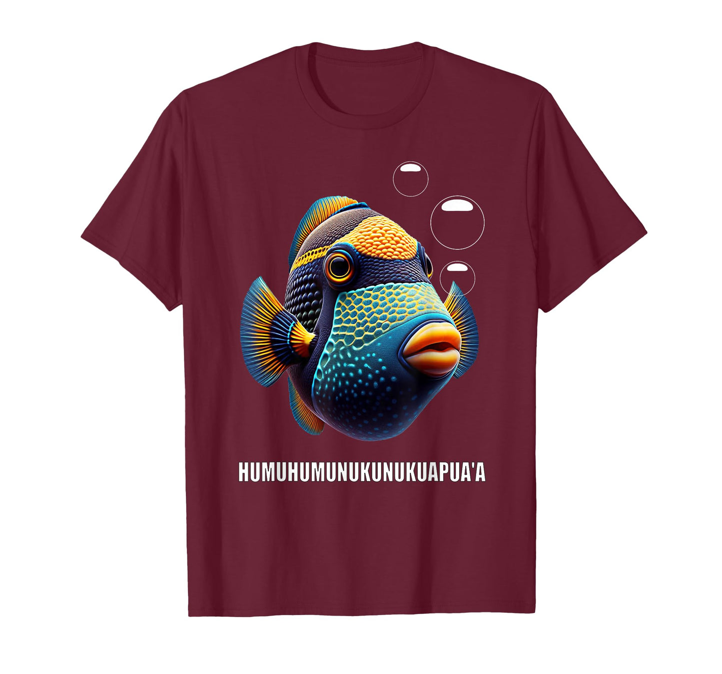 Humuhumunukunukuapua'a Hawaiian Reef Triggerfish Hawaii T-Shirt