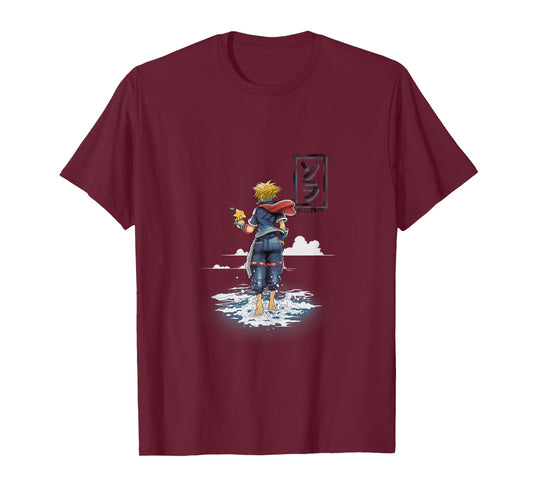 Disney Kingdom Hearts Sora Walking On Water Big Chest Poster Tank Top