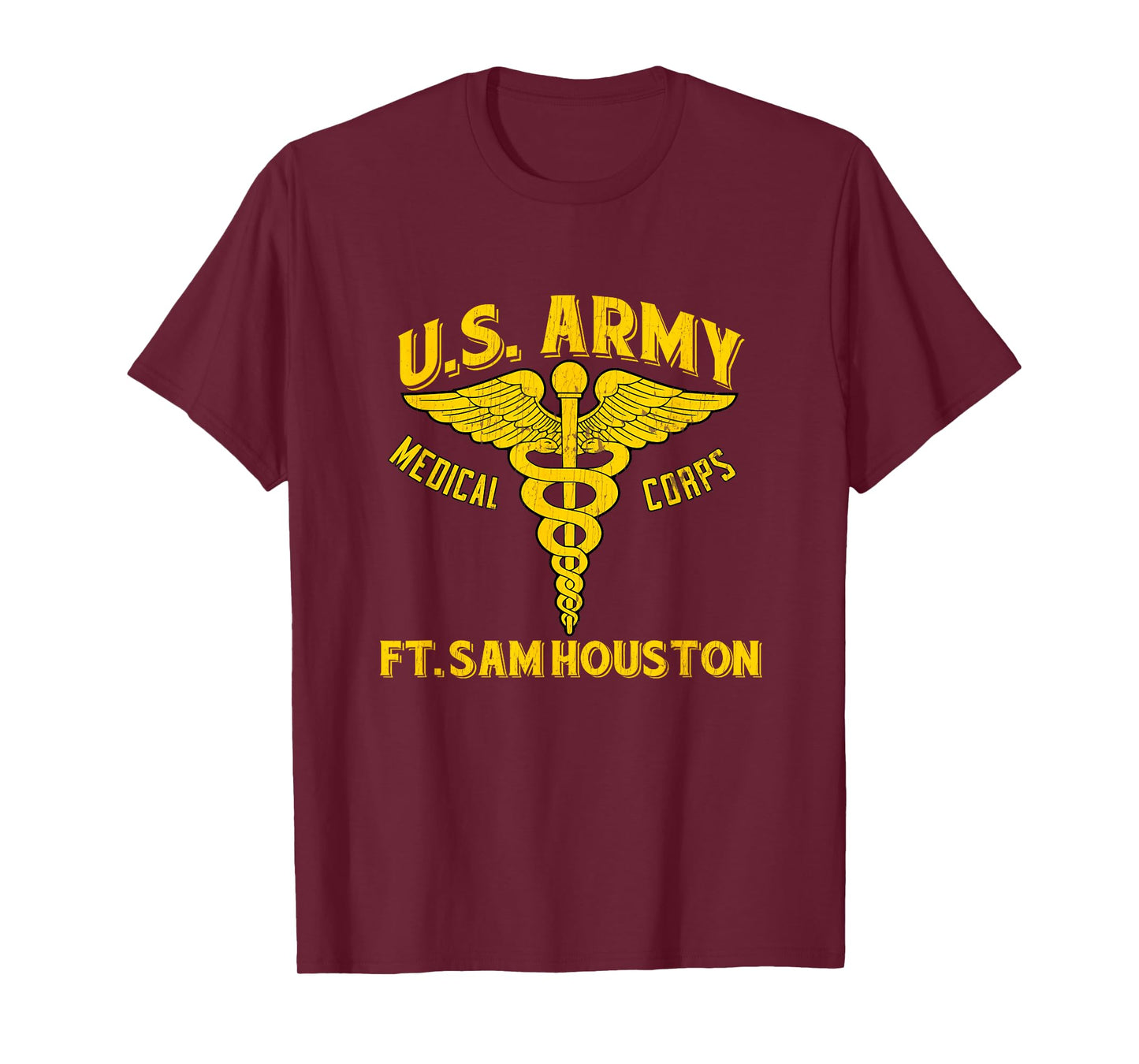 Medical Corps Veteran Fort Sam Houston San Antonio Texas TX T-Shirt