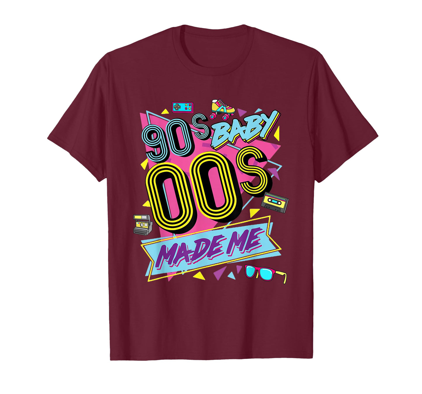 Retro Vintage 90's Baby 00's Made Me Nostalgia Classic T-Shirt