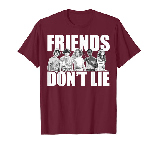 Netflix Stranger Things Friends Don't Lie Group Shot T-Shirt