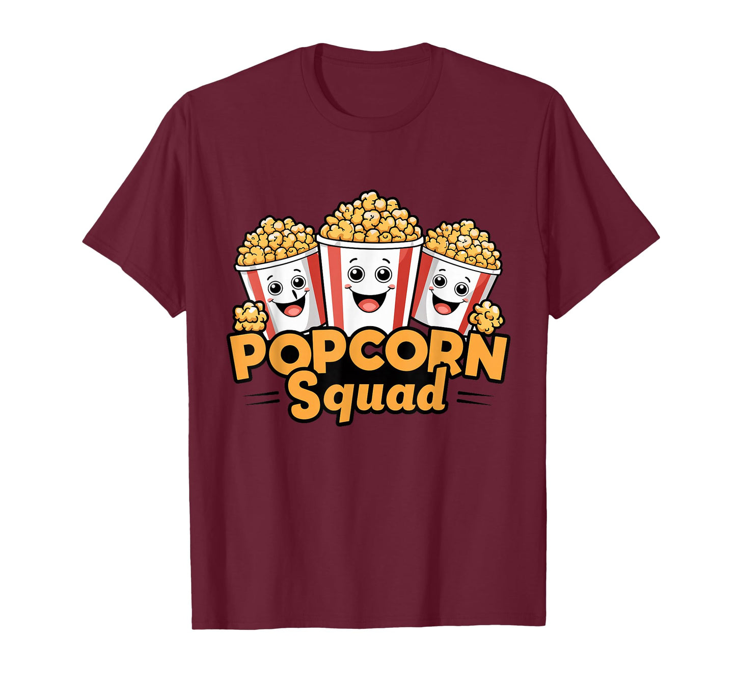 Popcorn Squad Funny Cinema Movie Film Food Snack | Popcorn T-Shirt