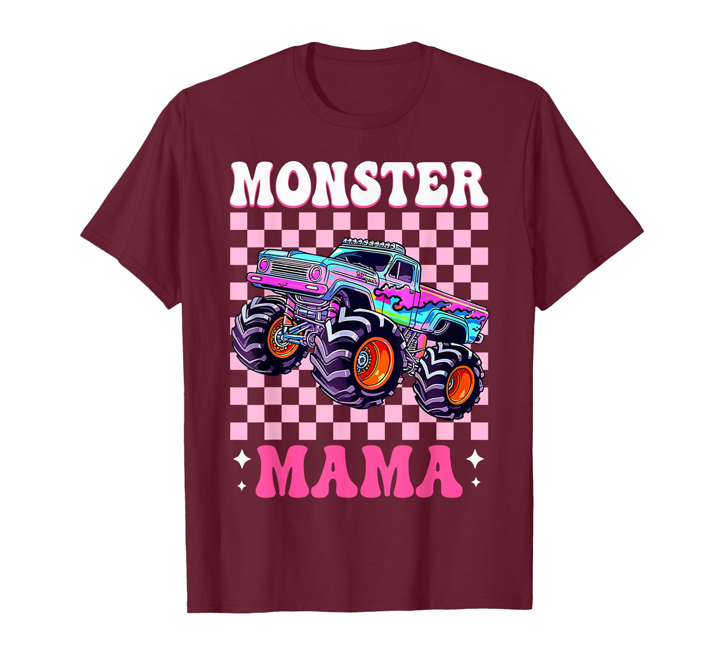 Monster Truck Mama Shirt Monster Truck Mom Family Matching T-Shirt