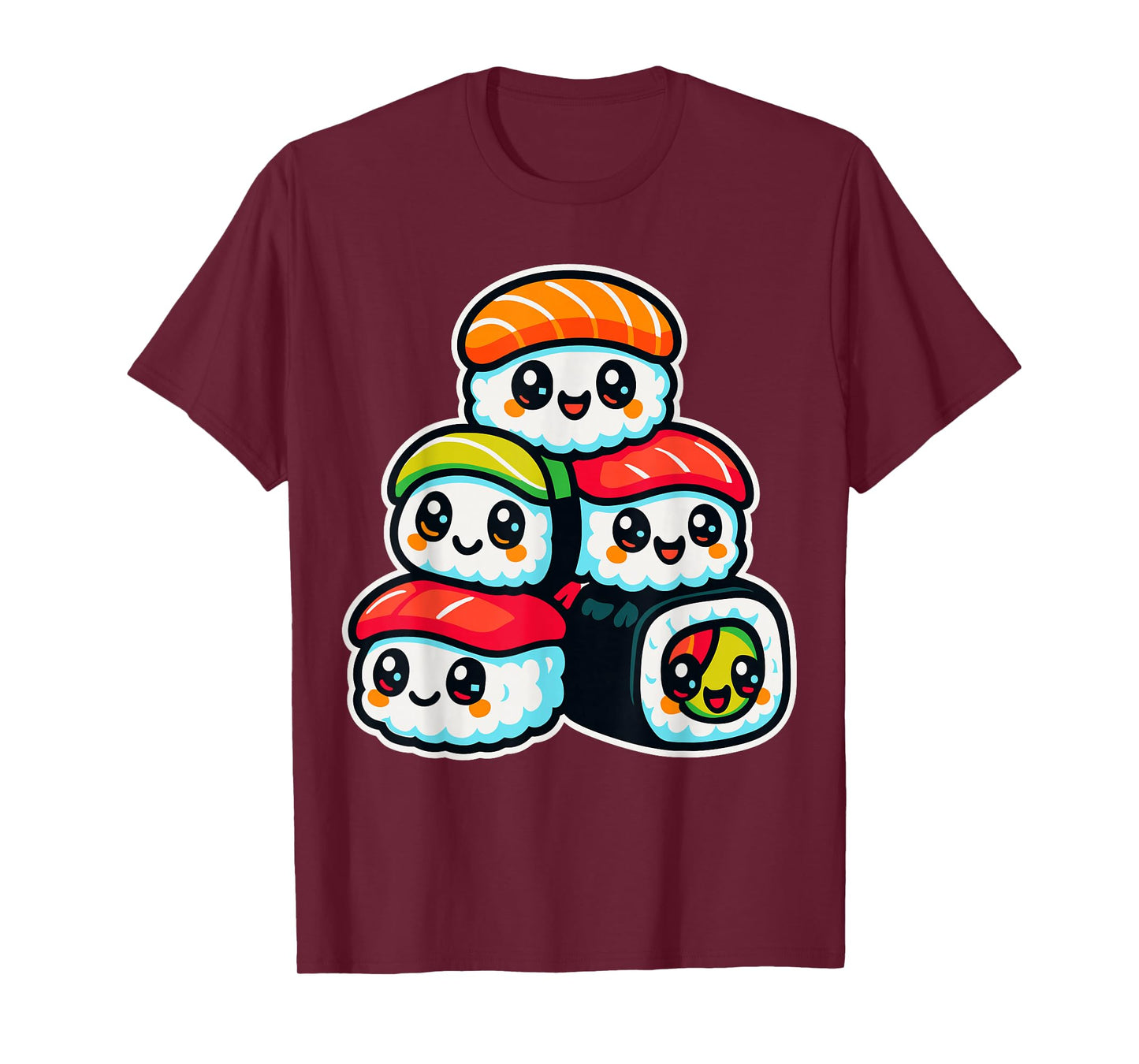 Cute Japanese Kawaii Sushi T-Shirt