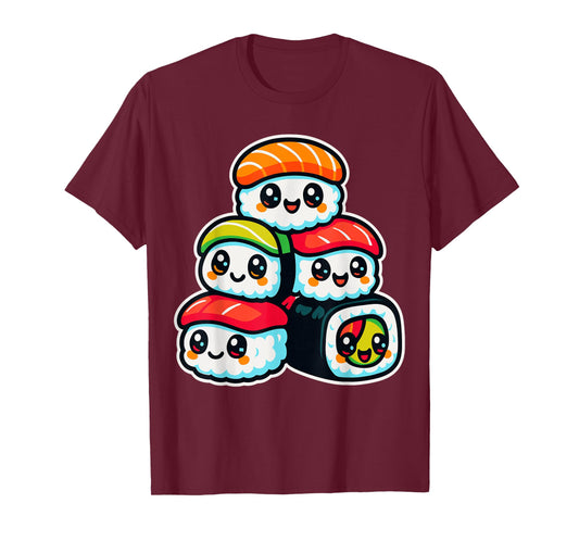 Cute Japanese Kawaii Sushi T-Shirt