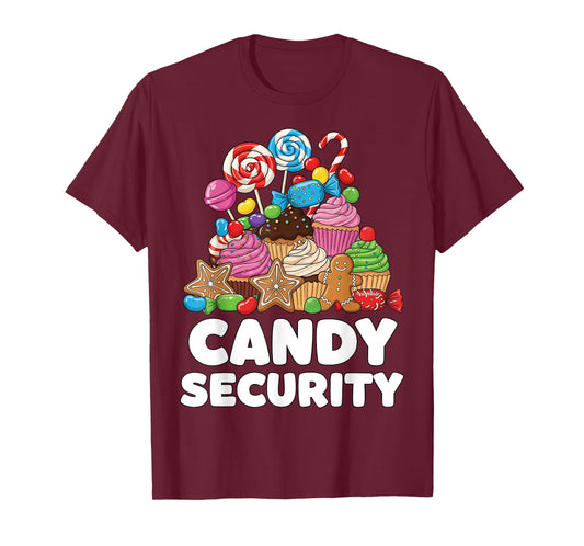 Christmas Candy Security Funny Holiday Sweet Treat Lovers T-Shirt