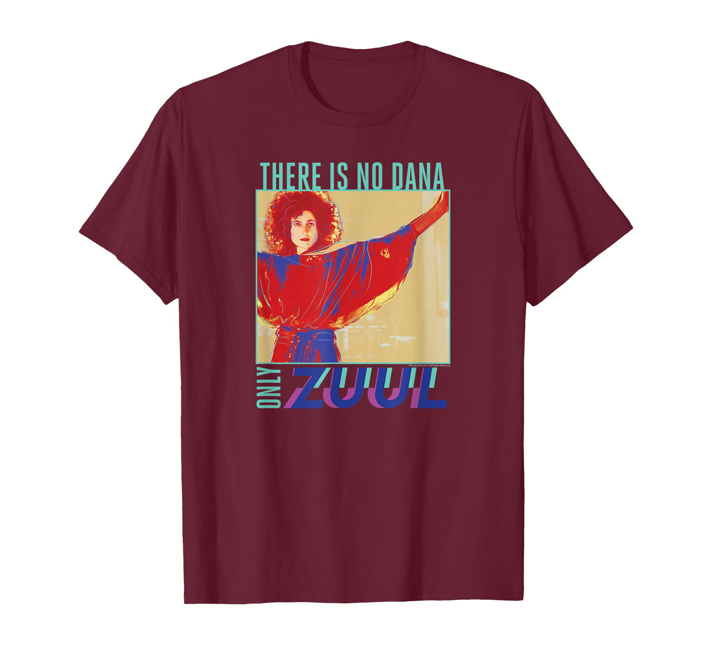 Ghostbusters Pop Art There is No Dana Only Zuul Retro Movie T-Shirt