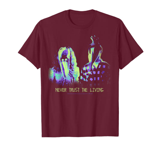 Beetlejuice Never Trust The Living T-Shirt Small