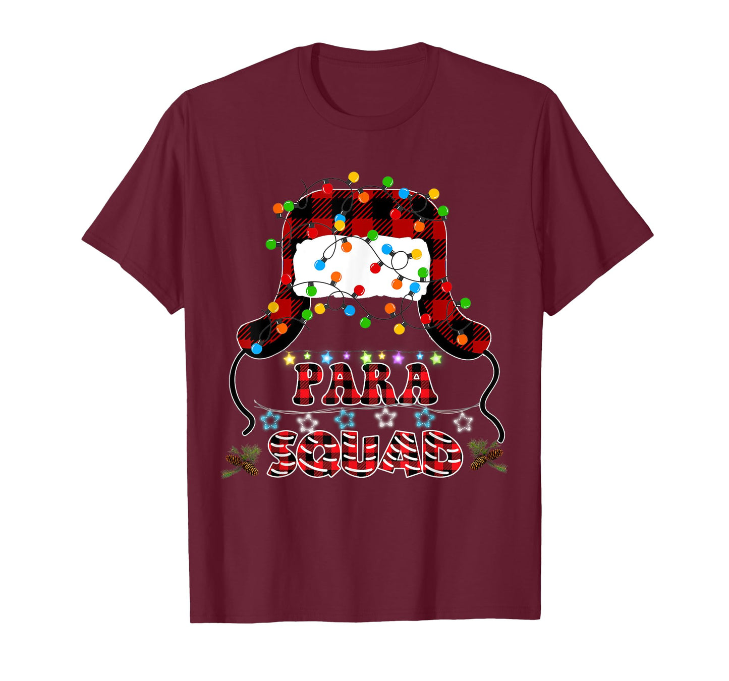 Para Crew Xmas Tee Santa's Favorite Paraprofessional Squad T-Shirt