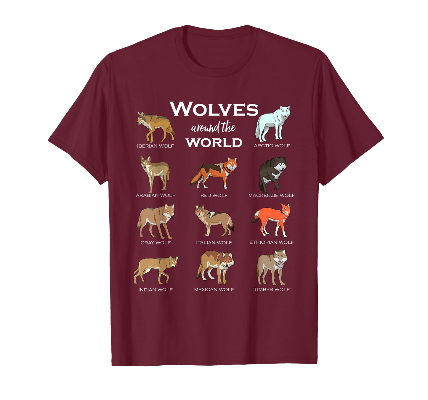 Wolves of the World T-Shirt