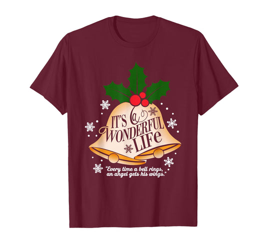 It's a Wonderful Life Everytime A Bell Rings Christmas Movie T-Shirt